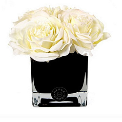 Herve Gambs Paris Big Diffuseur de Roses White & Cube noir